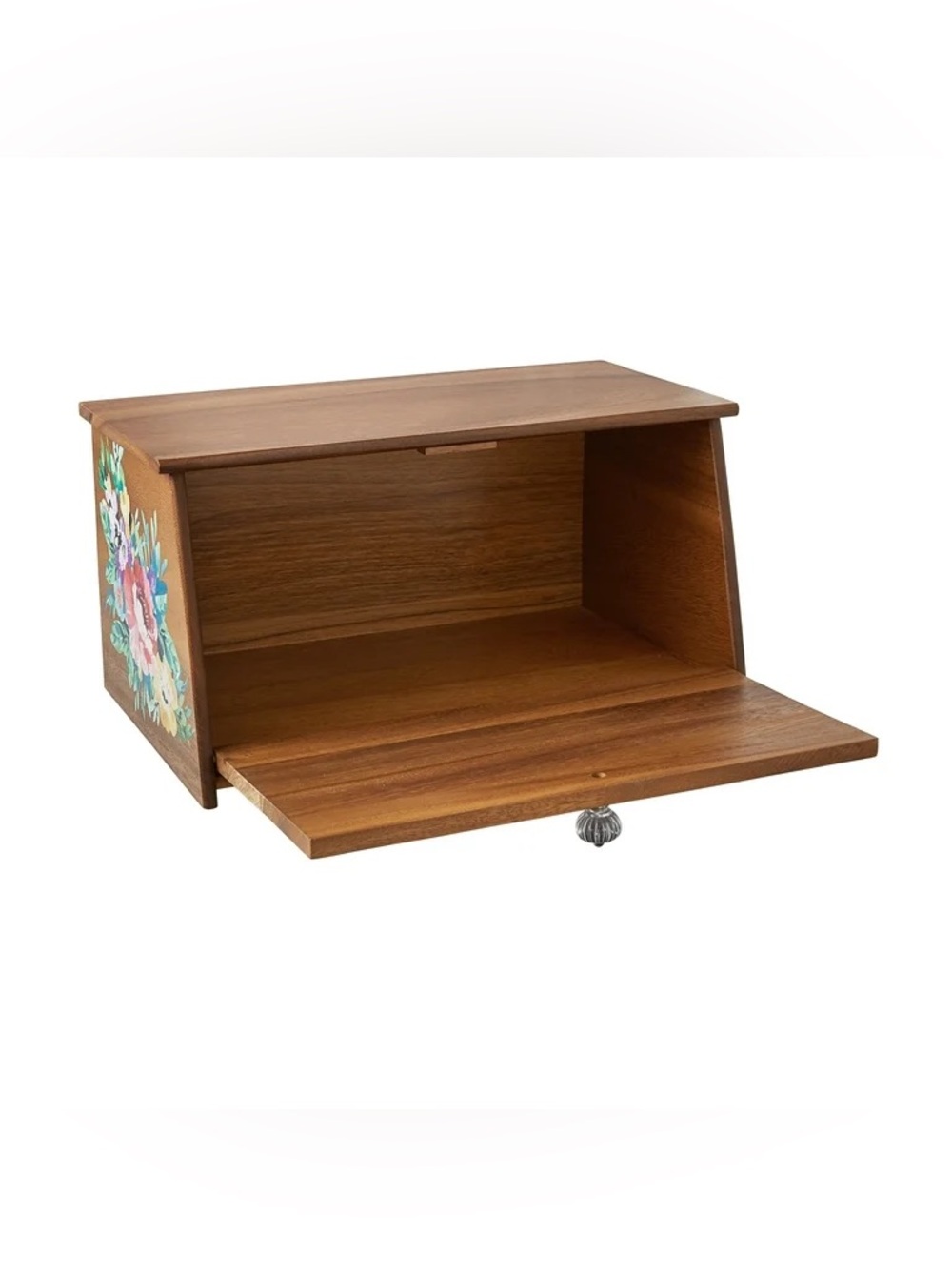 The Pioneer Woman Sweet Romance Acacia Wood Bread Box - Picture 4 of 11